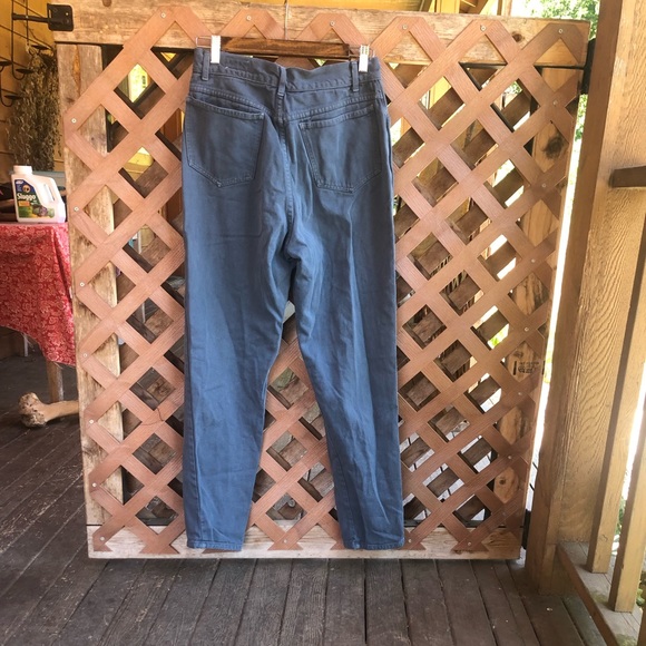 HIGH RISE BLUE PANTS - Picture 2 of 3
